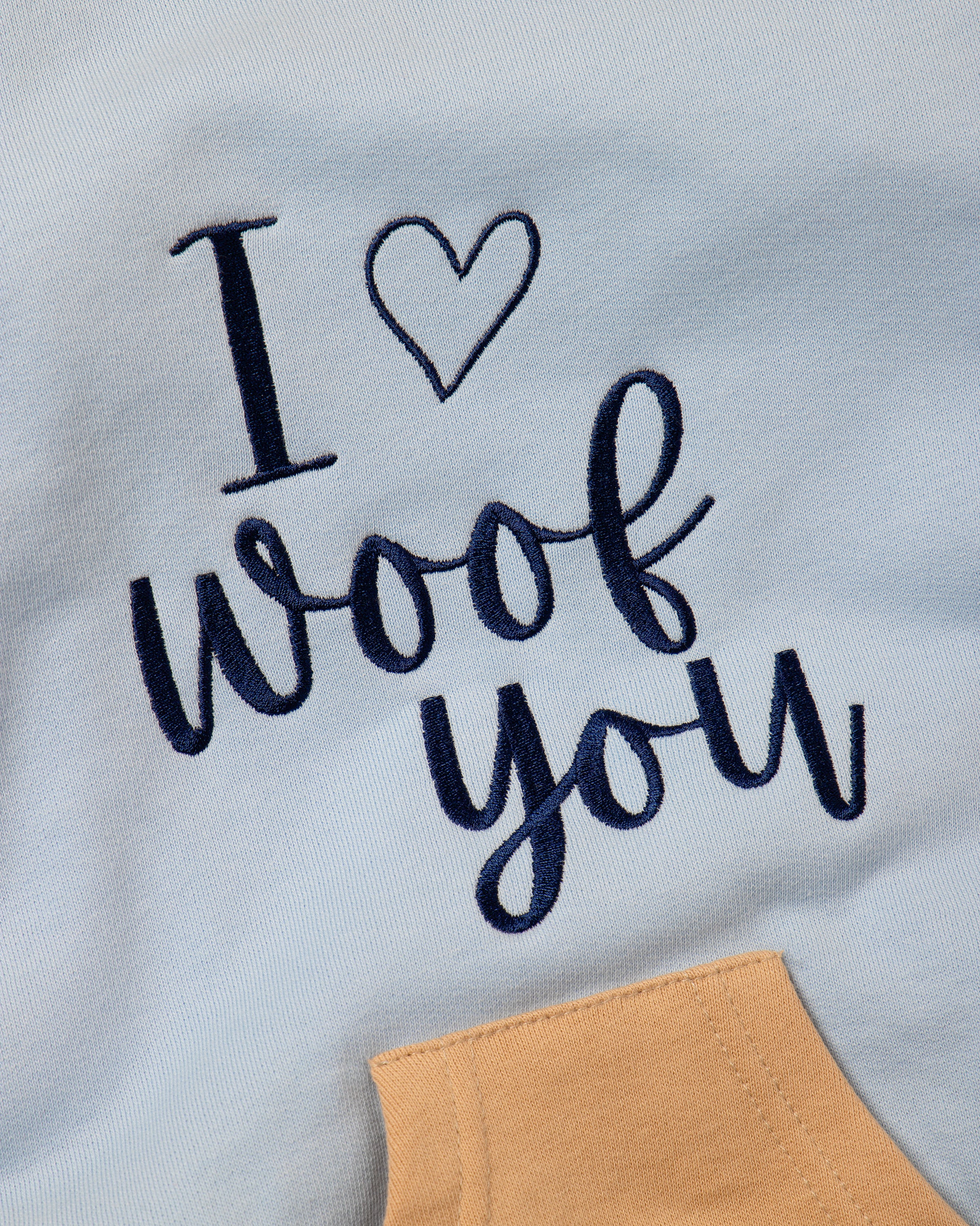 Sudadera con capucha para mascotas I WOOF YOU 